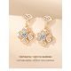 FORTUNE SERIES-- APRICOT LEAF EARRINGS