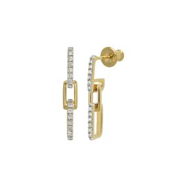 Horizon double link earrings