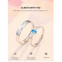 ALWAYS WITH YOU DEER SHAPE LOVER RINGS